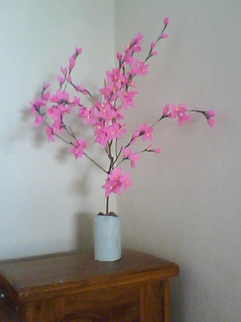 Membuat Bunga  Sakura  Dari Ranting Pohon Kering Mauris Blog s